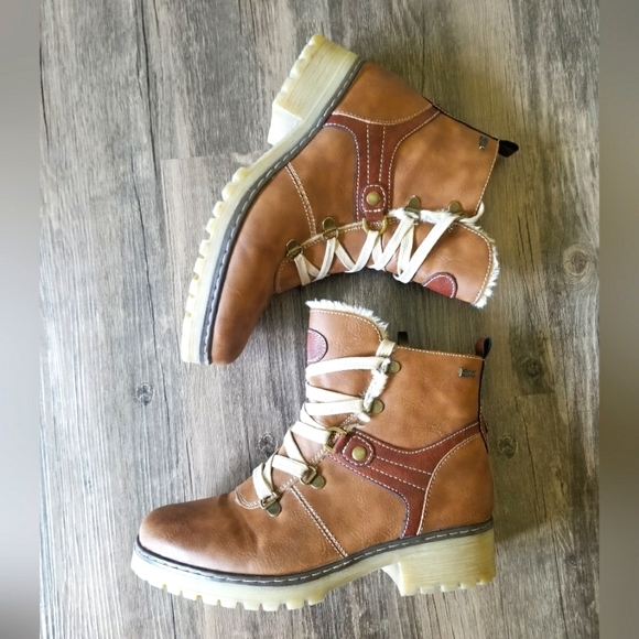 Spring Step Shoes - Spring Step Micah Heeled Faux Fur Ankle Boots